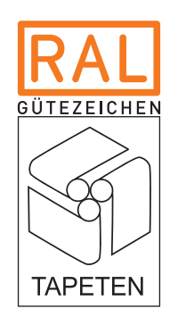 Label de qualité RAL original pour papiers peints